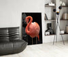 Flamingo Glass Wall Art by Insigneart USA