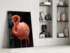Flamingo Glass Wall Art by Insigneart USA