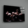 Flamingos Glass Wall Art by Insigneart USA