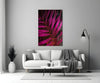 Purple Leaf Glass Wall Art by Insigneart USA