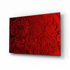 Rose Patterned Glass Wall Art by Insigneart USA