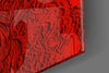 Rose Patterned Glass Wall Art by Insigneart USA