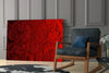 Rose Patterned Glass Wall Art by Insigneart USA
