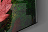 Pink Leaf Glass Wall Art by Insigneart USA