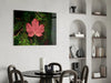 Pink Leaf Glass Wall Art by Insigneart USA