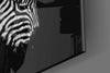 Zebra Glass Wall Art by Insigneart USA