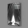 Gray City Landscape Glass Wall Art by Insigneart USA