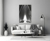 Gray City Landscape Glass Wall Art by Insigneart USA