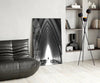 Gray City Landscape Glass Wall Art by Insigneart USA