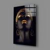 Gold Woman Glass Wall Art by Insigneart USA