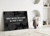 Famous Words Glass Wall Art by Insigneart USA