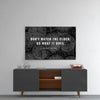 Famous Words Glass Wall Art by Insigneart USA