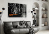 Never Give Up Glass Wall Art by Insigneart USA
