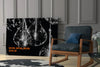 Never Give Up Glass Wall Art by Insigneart USA