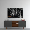 Never Give Up Glass Wall Art by Insigneart USA