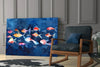 Illustration Fish Glass Wall Art by Insigneart USA