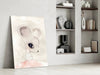 Cute Mouse Glass Wall Art by Insigneart USA