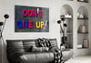 Don't Give Up Glass Wall Art by Insigneart USA