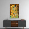 Gustav Klimt "The Kiss" Glass Wall Art by Insigneart USA