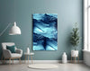 Blue Serenity Glass Wall Art by Insigneart USA