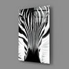 Zebra Glass Wall Art by Insigneart USA