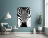 Zebra Glass Wall Art by Insigneart USA