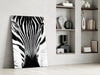 Zebra Glass Wall Art by Insigneart USA
