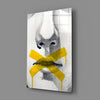 Silence Glass Wall Art by Insigneart USA