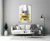 Silence Glass Wall Art by Insigneart USA