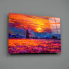 Sunset Glass Wall Art by Insigneart USA