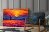 Sunset Glass Wall Art by Insigneart USA