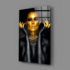 Gold Woman Glass Wall Art by Insigneart USA