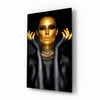 Gold Woman Glass Wall Art by Insigneart USA