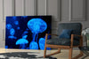 Jellyfish Glass Wall Art by Insigneart USA