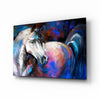 White Horse Glass Wall Art by Insigneart USA