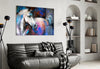 White Horse Glass Wall Art by Insigneart USA