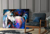 White Horse Glass Wall Art by Insigneart USA