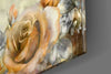 Yellow Rose and Woman Glass Wall Art by Insigneart USA