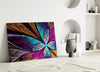 Colorful Flower Glass Wall Art by Insigneart USA