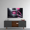 Pink Painted Woman Glass Wall Art by Insigneart USA
