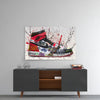 Gratifi Shoe Glass Wall Art by Insigneart USA