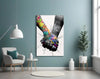 Hand in Hand Glass Wall Art by Insigneart USA