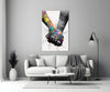 Hand in Hand Glass Wall Art by Insigneart USA