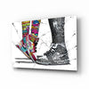 Free Love Glass Wall Art by Insigneart USA