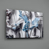 Blue Flowers Glass Wall Art by Insigneart USA