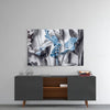 Blue Flowers Glass Wall Art by Insigneart USA