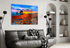 Poppy Field Glass Wall Art by Insigneart USA