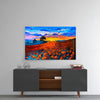Poppy Field Glass Wall Art by Insigneart USA