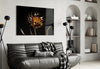 Golden Flower Glass Wall Art by Insigneart USA