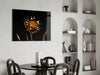 Golden Flower Glass Wall Art by Insigneart USA